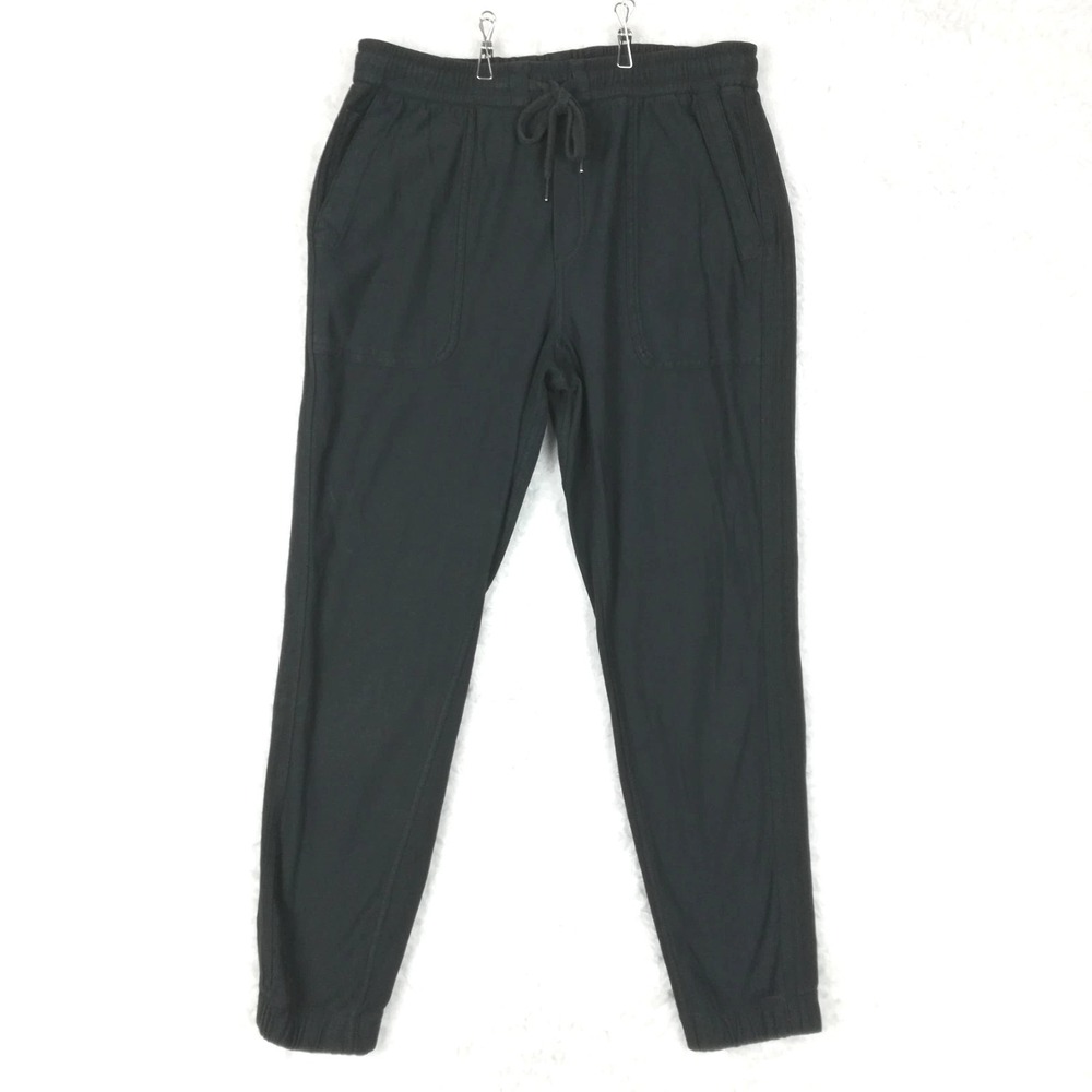 Athleta Womens Pants Jogger Black Pull On Farallon Worn-In Athletic Casual S